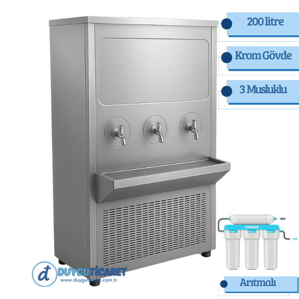 DT%20200%20PLUS-A%2060%20lt/Saat%20Arıtmalı%20Su%20Sebili