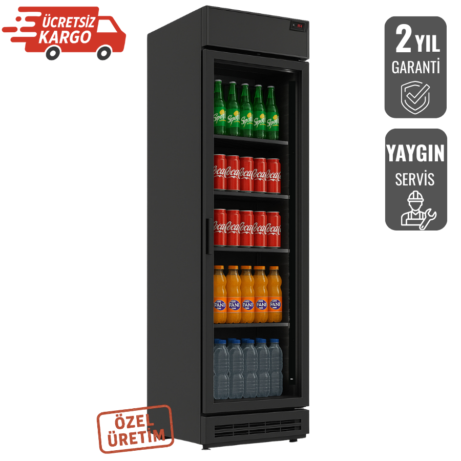 DT-375 Siyah Renk Soğutucu