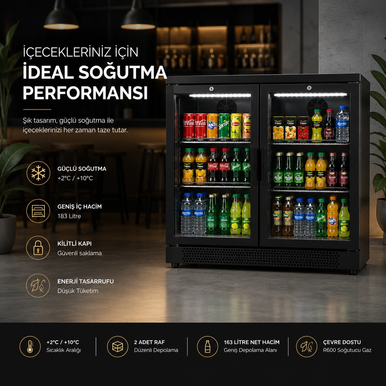 Dt-200 Tezgahaltı Soğutucu (Özel Üretim)