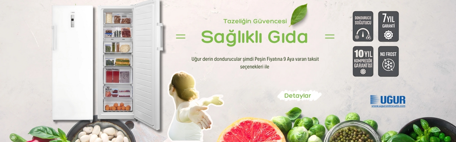 çekmeceli derin dondurucu