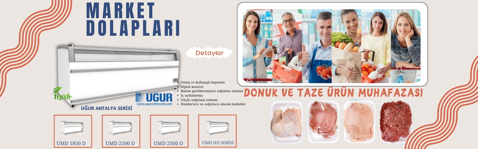 uğur market dolapları